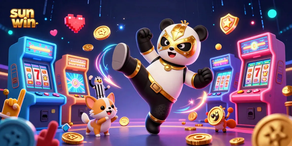 Win exciting jackpots at sun win with engaging 3D casino graphics featuring animated animals.