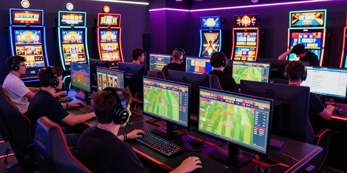 Experience the excitement of vegas 4d with players in a vibrant online gaming setup