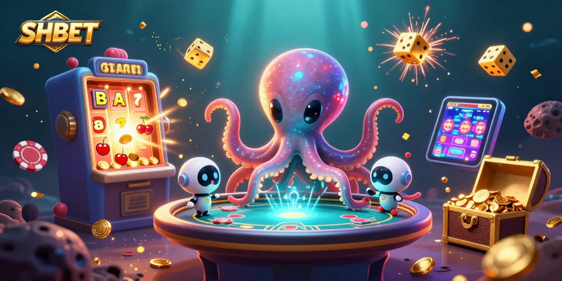 Experience the excitement of SHBET with vibrant casinos, poker tables, and jackpot surprises!